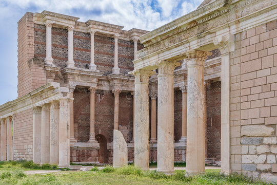Ancient City of Sardis in Manisa, Turkey &ndash; Lydia Civilization Ruins