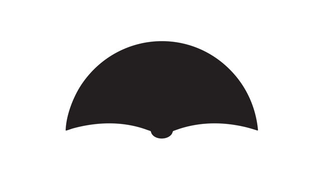 Elegant Closed Book Icon in Modern Minimal Design Style