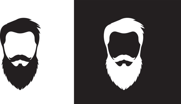 bearded men faces hipsters with haircuts