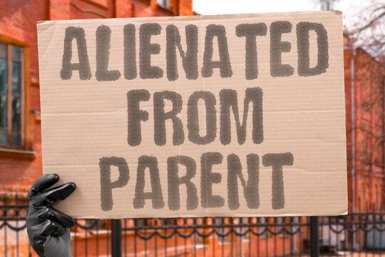 "Alienated From Parent" Children of parental alienation are methodically distanced from one parent through psychological manipulation techniques. PARENT. ALIENATION. CHILD. PSYCHOLOG. DISTANCE.