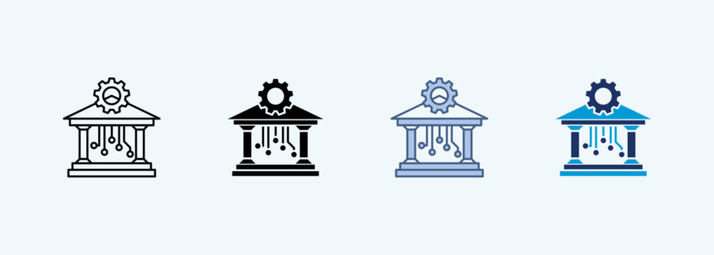 IT Governance multiple style icon collection