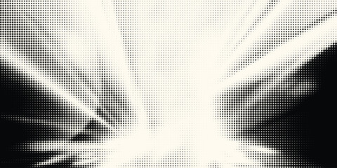 Halftone dots lightning explosion pop art comic background. Vector Illustration%09 © nang