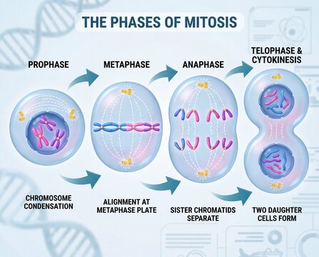 The Phases of Mitosis A Visual Guide to Cell Division and Chromosome Condensation