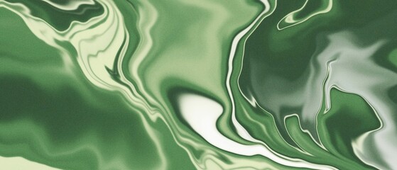Abstract marbled green and white textured background with abstract texture organic pattern abstract design © CTG GALLERY