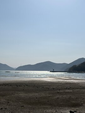 거제 남부면의 한 갯벌