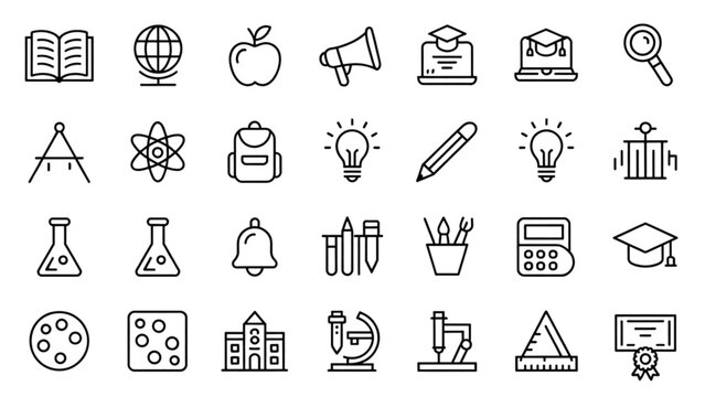Set of colorful traditional japanese kanji calligraphy symbols and characters for design Vector