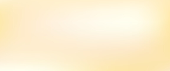 Beige light gradient background in pastel yellow and cream for beauty templates. Soft beige gradation with brown and ivory in a warm light color. Vector blend with golden cream and pale linen tones. © Syuzann q