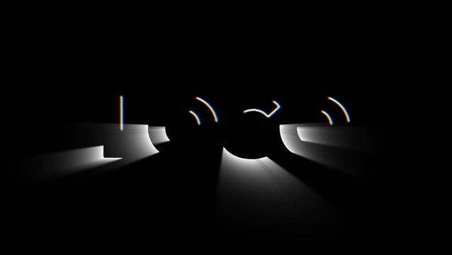 Minimal Light Rays Logo Reveal