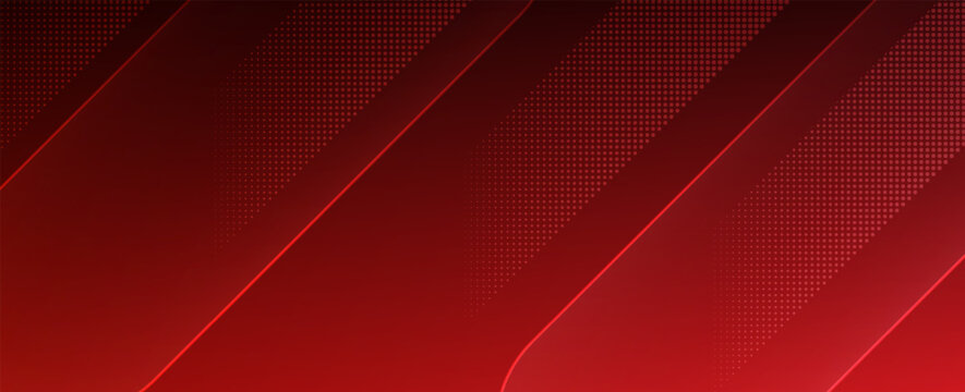 Red diagonal geometric shape with halftone. Suit for banner, web, brochure, pamflet and presentation