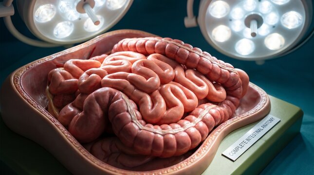 Anatomy of the human intestine