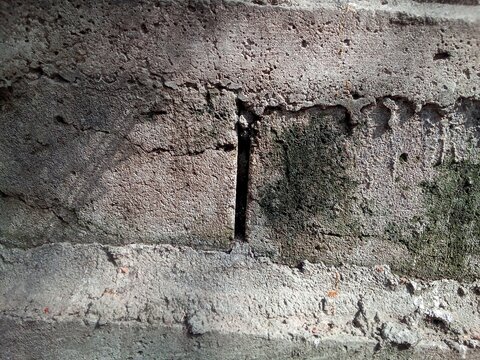 Rough Concrete Texture Damaged Surface Image