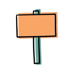 Fototapeta premium A simple sign is raised in a political or social gathering, representing the act of expressing beliefs and opinions about societal issues.