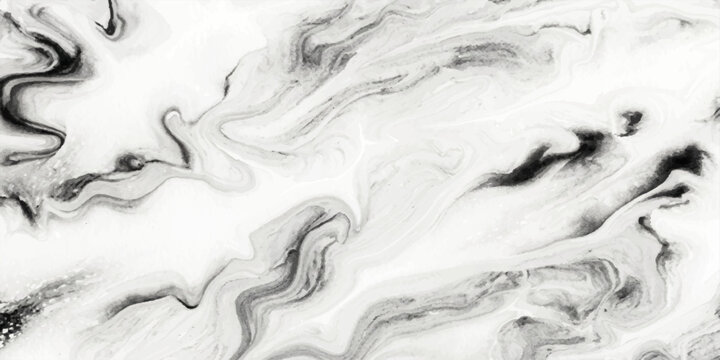 An abstract white horse head blends into a metallic silver and gold ripple texture with blue liquid waves and chrome swirls for an artistic wallpaper design