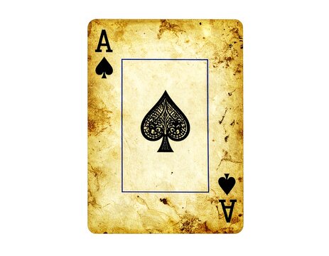 Ace of Spades Card. (1)