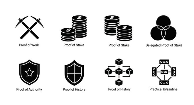 Cryptocurrency Consensus Mechanisms: Proof of Work, Stake, Authority, History, Byzantine