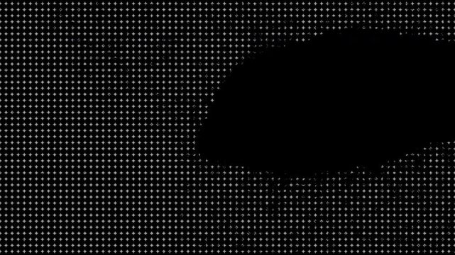 animated abstract doodle with halftone texture 