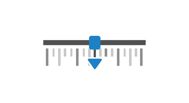Graphic representation of a scrollbar thumb.