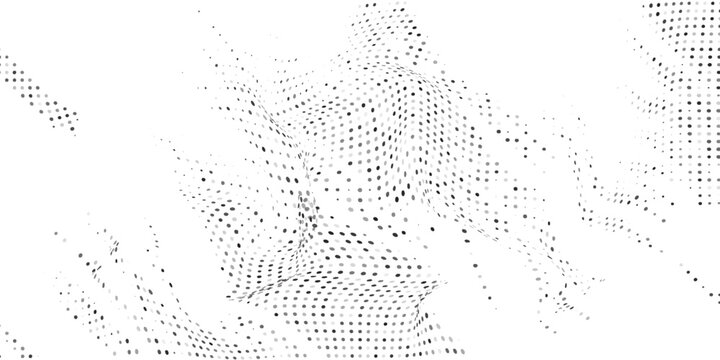 Dot pattern texture, circle halftone dot background black abstract