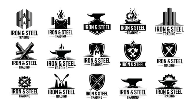 Strong Steel Industry Logo Design
