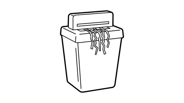 Paper Shredder Office Machine.
