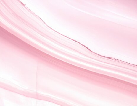 Soft flowing pastel pink satin silk fabric texture, draped waves of textile material, elegant romantic backdrop, luxury fashion background