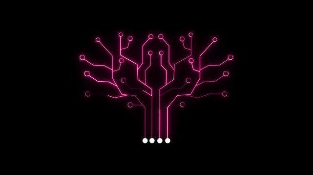 File #: destructibility digital line data background connecting technology concept Abstract technological artificial concept. neon line data concept animation.