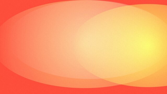 Abstract red and orange overlapping ovals with a grainy textured effect