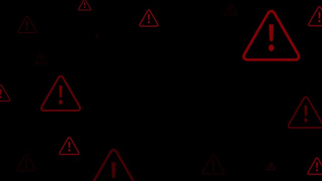 Hacking and system intrusion concept on the black background. Unauthorized access and account takeover. Motion graphics of unlocked padlock icons and account hack. 