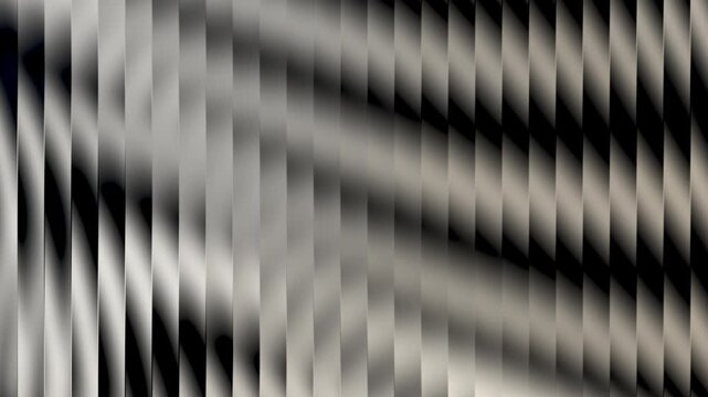 Abstract background with vertical metallic stripes and soft gradient lighting