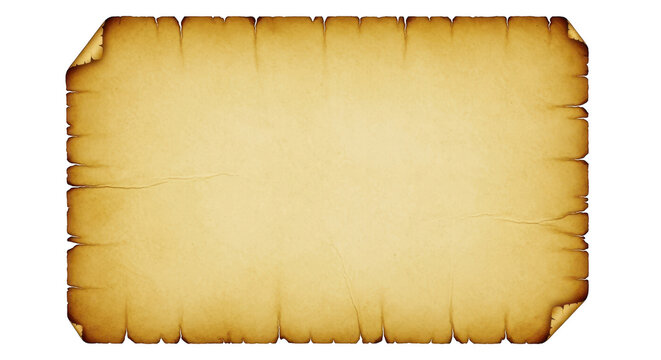 Vintage parchment paper with aged texture for documents or design