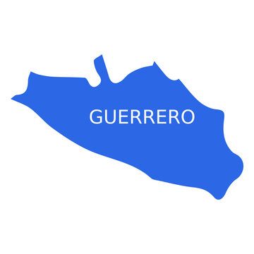 Guerrero state map