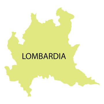 Lombardy region map