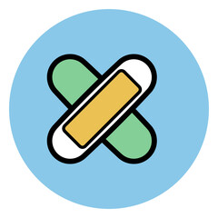 Fototapeta na wymiar Adhesive bandage icon