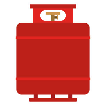 Propane gas tank illustration