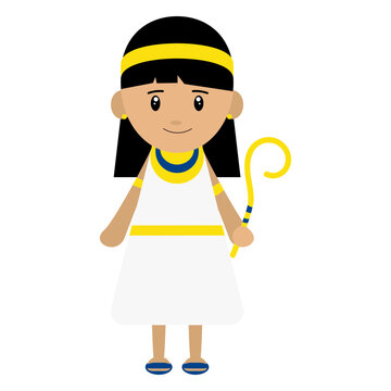 Cleopatra character illustration