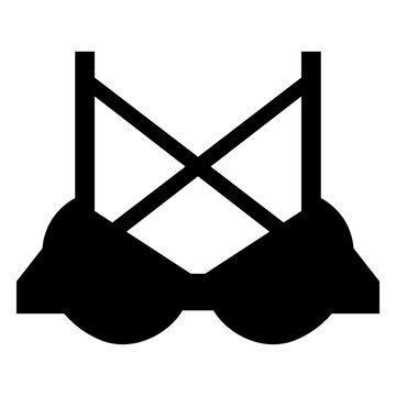 Crossback push up bra flat
