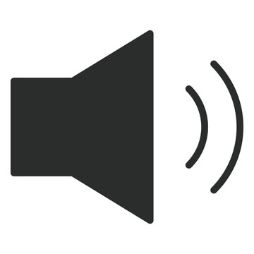 Medium volume flat icon