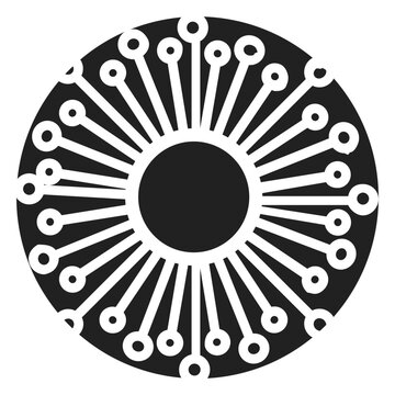 Flower dill bouquet icon