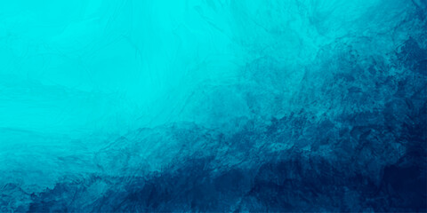 An abstract blue water surface reveals a submerged world map amidst bubbles and sunlight filtering through the deep tropical ocean near a coral reef © MdShakibAhamed