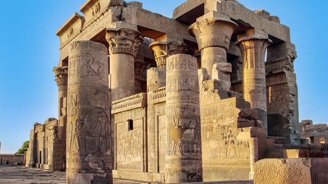 Ancient Egyptian Kom Ombo Temple