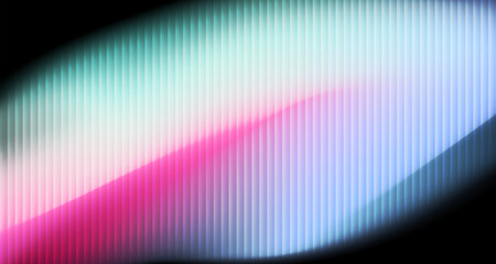 White, Pink and Light Blue Gradient Background With Glass Effect, Futuristic Look, Vertical Blur Vector Illustration. © Umi