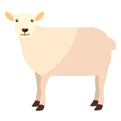 Sheep wool lamb hoof flat © Vexels