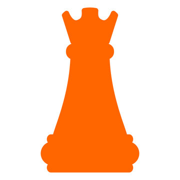 Rook castle chess silhouette