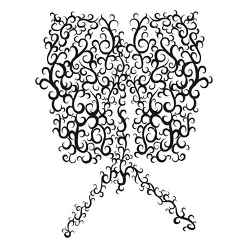 Congas musical instrument swirl