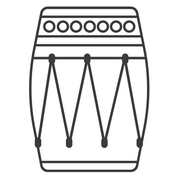 Drum pattern circle stroke