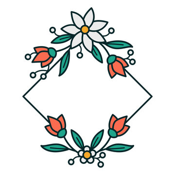 Ornamental diamond frame
