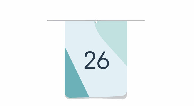 Number twenty six on card.