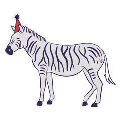 Obraz premium Carnival zebra