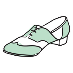 Classic female dancing shoes © Vexels