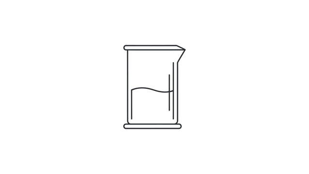 Hourglass timer with sand flowing.